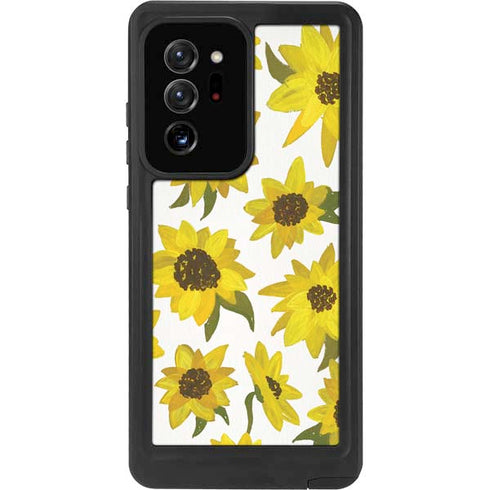 Cat Coq Sunflower Acrylic Galaxy Note20 Ultra 5G Waterproof Case